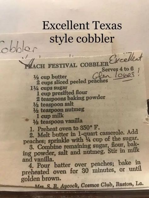 CUT Texas Cobbler, Canned Peach Cobbler Recipe, Cobbler Peach, Cobbler Recipes Easy, Peach Festival, Easy Peach Cobbler Recipe, Cobbler Easy, Peach Dessert, Peach Dessert Recipes