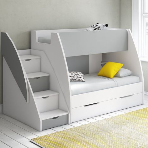 Cama Closet, Kids Bed Design, Bed With Shelves, Single Bunk Bed, Bunk Beds With Drawers, Cool Kids Bedrooms, Under Bed Drawers, Bed Frame Design, Cabin Bed