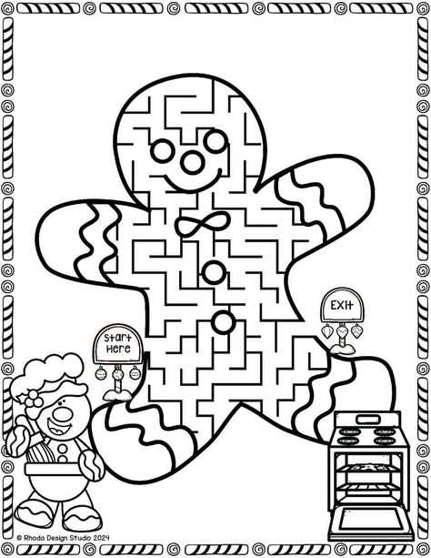 Looking for a simple holiday activity? This Gingerbread Cookie maze and other Christmas mazes offer a fun mix of problem-solving and coloring that’s perfect for winter downtime. Save this pin for festive, easy-to-print holiday mazes that kids will love. Christmas Maze Printable, Winter Mazes For Kids Free Printable, Christmas Mazes For Kids Free Printables, Kids Christmas Activities Printables, Fun Printable Activities For Kids, Christmas Activity Sheets For Kids, Preschool Gingerbread, Mazes For Kids Printable, Christmas Maze