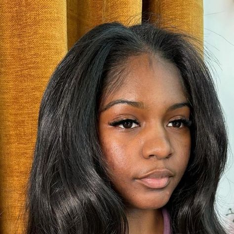 Candace on Instagram: "Soft serve 🤎 traditional sew in with a little extra leave out for more versatility. #icaandyy #chicagosewins #cmagnoliabeauty" Sew In Weave Middle Part, Traditional Sew In Weave, Traditional Sew In With Leave Out, Weave Middle Part, Sew In Leave Out, Sew In Weave, Makeup For Black Skin, Brown Skin Makeup, Sew Ins