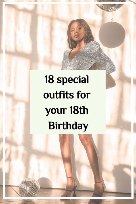 Celebrate your 18th birthday in aesthetic style with this stunning outfit! Featuring a shimmering sequin dress and paired with strappy heels, this look is perfect for making a statement. Add elegant accessories like a clutch and statement earrings to complete your glamorous ensemble. Whether you're heading to a party or a fancy dinner, this outfit ensures you look fabulous and feel confident. Save this pin for your ultimate 18th birthday outfit inspiration! #18thBirthdayOutfit #AestheticFashion Outfit For 18th Birthday, Cute 18th Birthday Outfits, 18th Birthday Outfit Ideas, Birthday Outfit Inspiration, 18th Birthday Party Outfit, Birthday Outfit Ideas, 18th Birthday Outfit, Special Outfits, White Strappy Heels