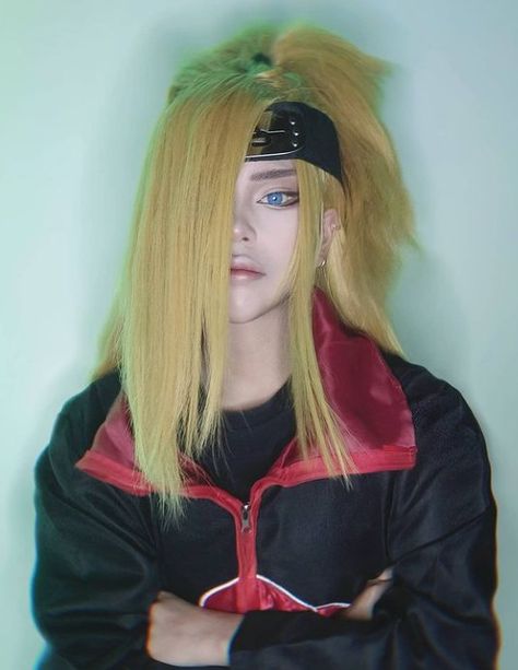 Deidara Cosplay, Naruto Art, Naruto Shippuden, Naruto, Prince, Halloween, Makeup, Anime, Pins