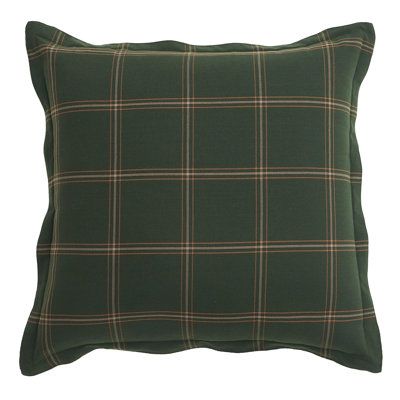 Gold Couch, Plaid Bedding, Plaid Throw Pillows, Windowpane Plaid, Plaid Pillow, Bed Springs, Euro Sham, Euro Shams, Western Decor