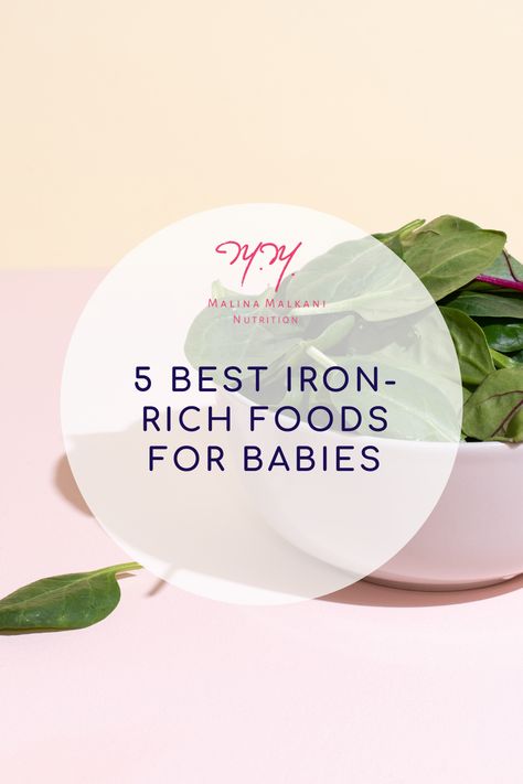 Iron is one of the most important nutrients for growth and development. Here are 5 of the best iron-rich foods for babies 6 months of age and older. Foods For Babies, Pediatric Nutrition, 8 Month Baby, Good Sources Of Iron, Baby Led Feeding, Sources Of Iron, Foods With Iron, Baby Cereal, Baby First Foods