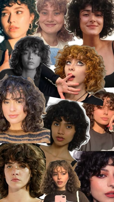 Haircuts For Frizzy Hair, Fine Curly Hair, Hair Dyed, Hair Inspiration Short, Short Curly Haircuts, Haircuts For Wavy Hair, Clip Hairstyles, Haircuts For Curly Hair, Hairdos For Curly Hair