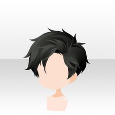 Chibi Hair, Pelo Anime, Manga Hair, Jumin Han, Anime Boy Hair, Hair Color Black, Hair Sketch, Blonde Hairstyles, Black And Blonde