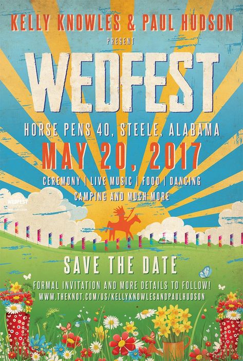 Wedding Fest, Safe The Date, Festival Style Wedding, Festival Themed Wedding, Festival Theme, Hippie Wedding, Wedding Invitations Boho, Date Cards, Formal Invitation