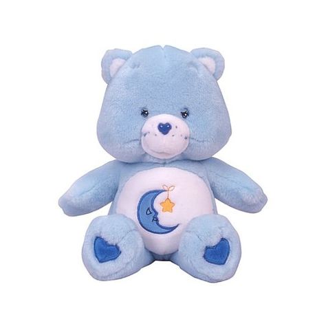 Stuffed Animal Reviews ❤ liked on Polyvore featuring toys, plushies, fillers, blue and care bears Care Bear Bedtime Bear, Stuffed Animal Aesthetic, Bedtime Care Bear, Care Bears Stuffed Animals, Bearington Bears, Mama Bear Baby Bear, Bedtime Bear, Care Bears Vintage, Bear Bed