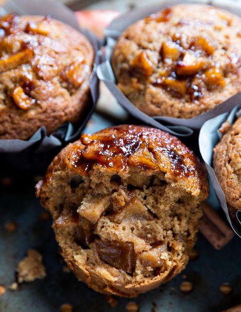 Jumbo Apple Pie Muffins - Laura Lea Balanced Apple Chunk Muffins, Jumbo Apple Muffins, Jumbo Muffins Recipes, Giant Muffins, Jumbo Muffin Recipes, Crab Apple Recipes, Muffin Ideas, Micro Bakery, Apple Pie Muffins