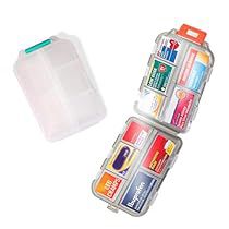 Medication Organization Storage, Pocket Pharmacy, Medication Organizer, Daily Pill Organizer, Medicine Dispenser, Weekly Pill Organizer, Diy Pocket, Medication Organization, Medication Storage