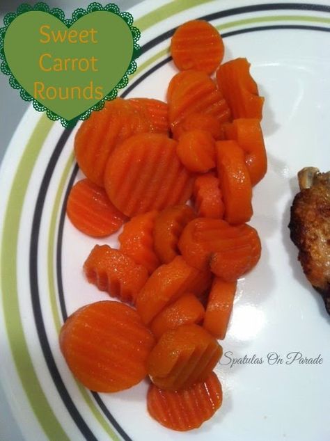 Spatulas On Parade: Sweet Carrot Rounds Carrot Recipes Side Dishes, Hibachi Recipes, Sweet Carrots, Asian Noodle Recipes, Healthy Eating Breakfast, Sweet Carrot, Healthy Meats, Tasty Meat, Cooked Carrots