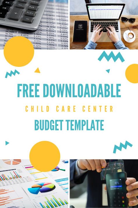 Manage your child care center or daycare finances more efficiently with this free downloadable child care budget template. Daycare Budget Template, Childcare Logo, Childcare Director, Preschool Director, Early Childhood Education Resources, Starting A Daycare, Child Care Center, Daycare Forms, Childcare Business