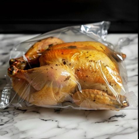 Roast Chicken In a Bag Roast Chicken In A Bag, Chicken In A Bag, Roasting Chicken, Roast Chicken Recipe, Easy Roast Chicken, Beef Barley, Sunday Dinners, Simple Green Salad, Roast Chicken Recipes