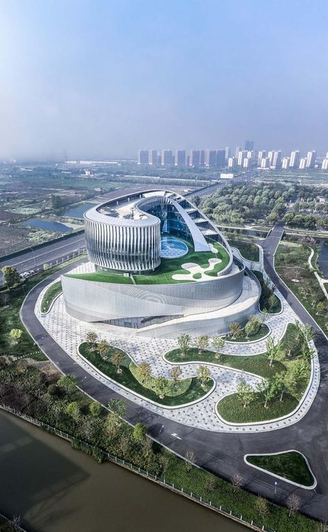 China Technology, Dubai Architecture, Architecture Concept Diagram, Architecture Building Design, Architecture Concept Drawings, Landscape Architecture Design, Health Technology, Organic Architecture, Futuristic City