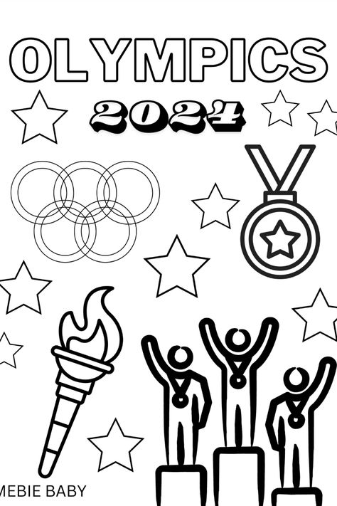 Its time for the olylpics and we wanted to make a fun  page for your little ones to color! Dowload our free printable for kids to include in your olympics celebration plans! Olympic Coloring Sheets Free Printable, Coloring Sheets Free Printable, Kids Homework, Art Plastique, Olympic Games, Crete, Coloring Sheets, Coloring Page, Homework