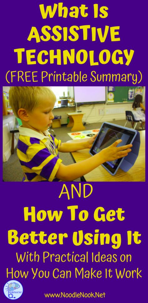 Assistive Assistive Technology In The Classroom, Low Tech Assistive Technology, Assistive Technology Devices, Technology In The Classroom, Dysgraphia, Communication Board, Technology Hacks, Preschool Special Education, Assistive Technology