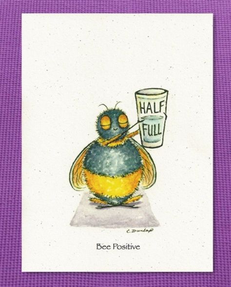 Bee Humor, Bee Puns, Bee Quotes, Bee Artwork, Bee Images, Bee Drawing, Inspirational Quotes Background, Bee Free, Naive Illustration