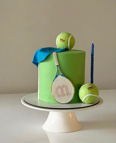 Tennis Decorations, Tennis Cake, Tennis Party, Sport Cakes, Mini Cakes Birthday, Birthday Table, Pretty Cakes, Cute Cakes, Party Inspiration