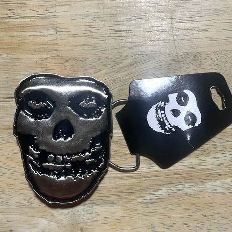 New 2009 Misfits Glen Danzig Skull Mask Face Belt Buckle Glen Danzig, Danzig Skull, Metal Objects, Random Dump, Alt Clothes, Future Room, Skull Mask, Mask Face, Funky Jewelry