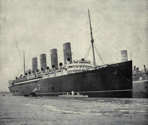 Two of the most revolutionary ships in the world can be seen here, The SS Turbinia and the RMS Mauretania. The Turbinia was the first steam turbine powered ship and the Mauretania was the first ocean liner to cross the Atlantic in less than five days. Cruse Ship, Rms Lusitania, Rms Mauretania, Cunard Line, Steam Turbine, Ocean Liner, Rms Titanic, Cruise Ships