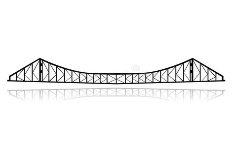 Railroad ferry bridge vector. Vector illustration of old iron bridge as silhouet , #Sponsored, #vector, #Vector, #illustration, #Railroad, #ferry #ad Howrah Bridge Illustration, Bridge Vector, Bridge Illustration, Howrah Bridge, Bridge Drawing, Owensboro Kentucky, Iron Bridge, Instagram Photoshoot, Wedding Illustration