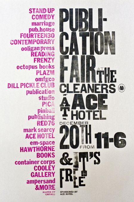 -1 Graphic Design Typography Poster, David Carson, Graphic Design Work, Graphic Design Collection, Company Work, Ace Hotel, Typography Poster Design, Typographic Poster, Type Posters