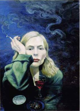 Self portrait of Joni Mitchell. I like how she paints, writes and sings songs. In other words, I'm a fan. Joni Mitchell Paintings, Both Sides Now, Joni Mitchell, Canadian Artists, Art Plastique, Female Artists, Both Sides, Self Portrait, Portrait Painting