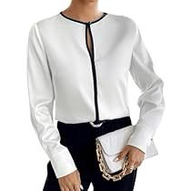 Modern Tops For Women, Woman Shirts Blouse, Women Blouses Fashion Casual, Formal Tops For Women, Round Neck Blouse, Women Blouses Fashion, Business Casual Outfits For Work, Round Neck Shirt, Everyday Fashion Outfits