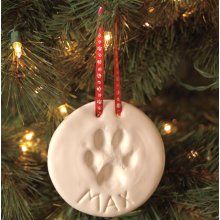 Some super cool ornaments we did at a Yappy Hour around Christmas. Will be doing it again next year! Pawprint Ornament, Balzam Na Pery, Paw Ornament, Paw Print Ornament, Clay Ornaments, Ornament Kit, Dog Ornaments, Xmas Crafts, Diy Dog Stuff