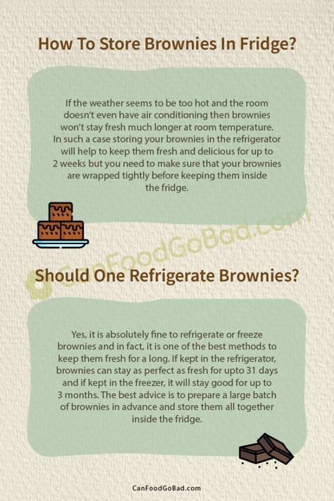 Brownie Packaging, Can Food, How To Make Brownies, Diy Desserts, Freezer Burn, How To Store, Slice Of Bread, Canned Food, Brownie Recipes