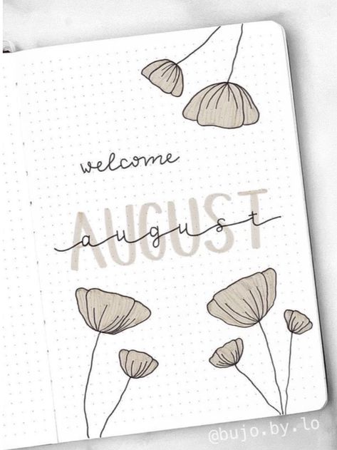 Bullet Journal August, Bullet Journal Month, Bullet Journal Page, Creative School Project Ideas, Bullet Journal Ideas Templates, Bullet Journal Banner, Notebook Drawing, Bond Paper Design, Bullet Journal Cover Ideas