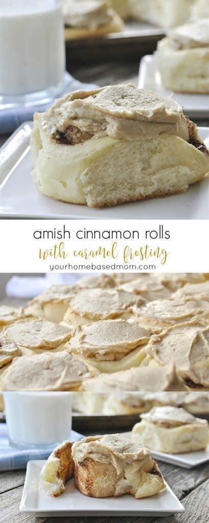 Amish Cinnamon Rolls, Amish Desserts, Caramel Frosting Recipe, Amish Friendship Bread, Friendship Bread, Caramel Frosting, Amish Recipes, Dutch Recipes, Sweet Rolls