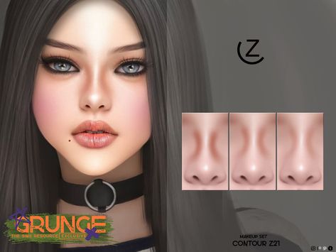 The Sims Resource - CONTOUR Z21 The Sims 4 Skin, Sims Packs, Makeup Cc, Sims 4 Cc Makeup, Sims 4 Cc Skin, Sims 4 Dresses, Sims Four, Sims 1, Sims 4 Cas