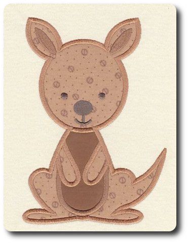 Kangaroo Craft, Kangaroo Baby, Embroidery Ribbon, Kids Quilts, Handmade Baby Quilts, Baby Quilt Patterns, Applique Templates, Animal Embroidery Designs, Kids Scrapbook