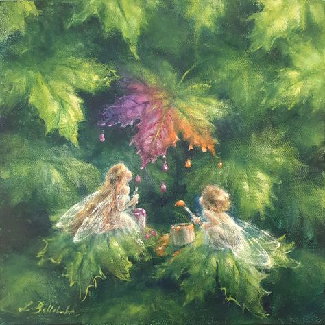 Paint Fairy, Cottagecore Illustration, Fairy Painting, Fairy Paintings, Illustration Wallpaper, Autumn Fairy, Fairy Gifts, Magical Art, Early Autumn