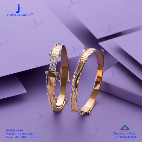 Dn Beauty, Latest Gold Bangles, Plain Gold Bangles, Bangle Design, Unique Bangle, Gold Bangles For Women, Antique Gold Jewelry Indian, Gold Bangle Set, Antique Bridal Jewelry