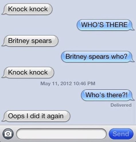 this may be the greatest knock knock joke of all time Funny Knock Knock Jokes, Jokes To Tell, Best Dad Jokes, Cheesy Jokes, Dad Jokes Funny, Funny Puns Jokes, Funny Jokes To Tell, Funny Disney Jokes, Funny Image