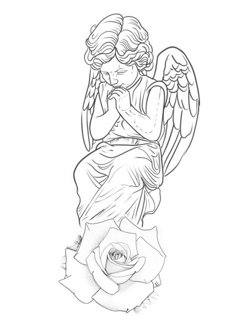 Drawing Ideas Angel, Angelic Tattoos, Angel Hand Tattoo, Small Black Tattoos, Clock Tattoo Sleeve, Angel Y Diablo, Cool Drawing Ideas, Egyptian Eye Tattoos, Cross Drawing