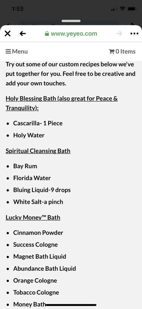 Florida Water, Magic Herbs, Bay Rum, Custom Recipe, Spiritual Cleansing, Holy Water, Blue Water, Rum, Spirituality