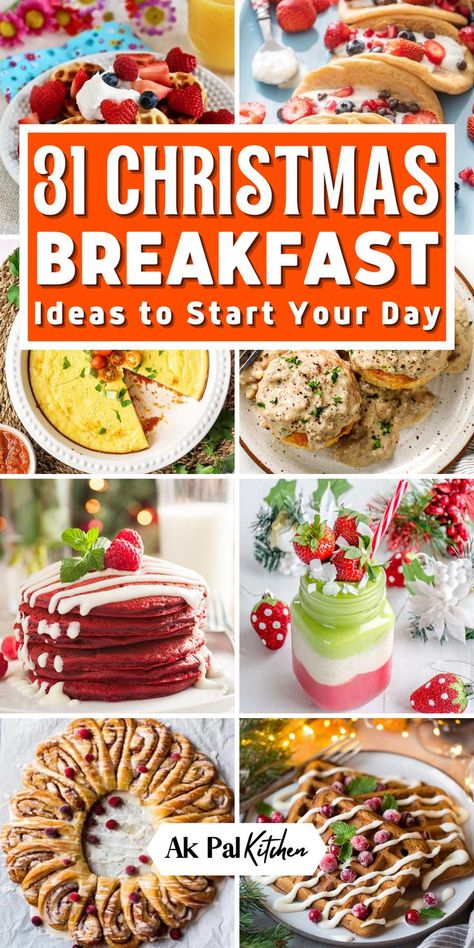 Get ready for a delightful Christmas morning with our make ahead Christmas breakfast ideas! From holiday brunch recipes to easy breakfast casseroles, discover holiday morning meals that will make your day special. Whether it’s a traditional Christmas breakfast or a healthy option, we have you covered. Explore creative Christmas brunch ideas and start your family’s breakfast traditions. Enjoy the season with our yuletide breakfast spreads and seasonal breakfast delights. Simple Christmas Morning Breakfast, Quick Christmas Breakfast, Fun Christmas Morning Breakfast, Christmas Crepes Breakfast, Xmas Breakfast Board, Xmas Brunch Ideas Families, Christmas Eve Breakfast Ideas Families, Christmas Breakfast Baked Goods, New Year’s Day Breakfast Ideas