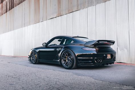 Porsche 997 Turbo, 997 Turbo, Black Porsche, Porsche 718 Cayman, Porsche 997, Car Goals, Porsche Carrera, Forged Wheels, Porsche Cars