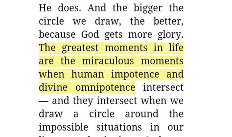 Quote from Circle Maker by Mark Batterson Mark Batterson, Bible Study Books, Room Planning, Amazing Grace, Highlighter, Bible Study, Me Quotes, Highlights, Bible