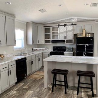 Single Wide Kitchen Ideas, Double Wide Kitchen Remodel, Trailer Remodel Single Wide, Single Wide Trailer Remodel, Mobile Home Single Wide, Single Wide Trailer, Mobile Home Redo, Single Wide Remodel, Denison Texas