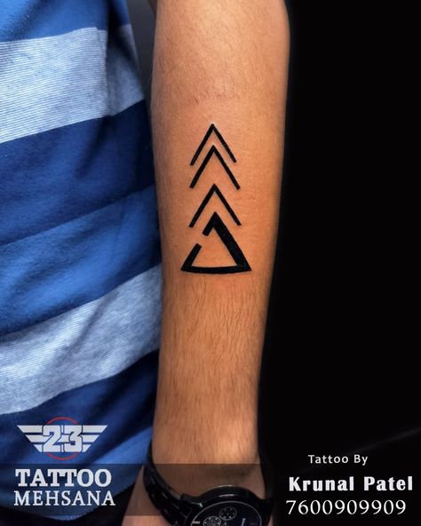 #Unclosed delta #unclosed deltatattoo #unclosed delta symbol #tattooideas #tattoodesign #tattooformen #23tattoo_mehsana #mehsana #blackdroptattoo #chandkheda #ahmedabad Unclosed Delta Tattoo, Delta Tattoo, Delta Symbol, Doodle Tattoo, Ahmedabad, Tattoos