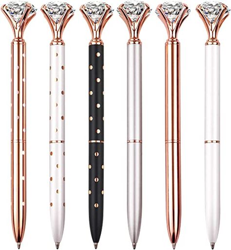 Pencil Case Essential, Rose Gold Pen, Crystal Pen, Diamond Pen, Gold Pen, Best Pens, Ink Refill, Pen Refills, Ballpoint Pens