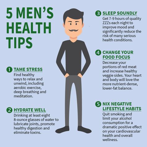 5 Men's Health Tips Men Hygiene Tips, Men Healthy Lifestyle, Guy Health, Parish Nurse, Wellness Images, Men's Health Month, Prostate Health Men, Understanding Quotes, Nutrition Activities