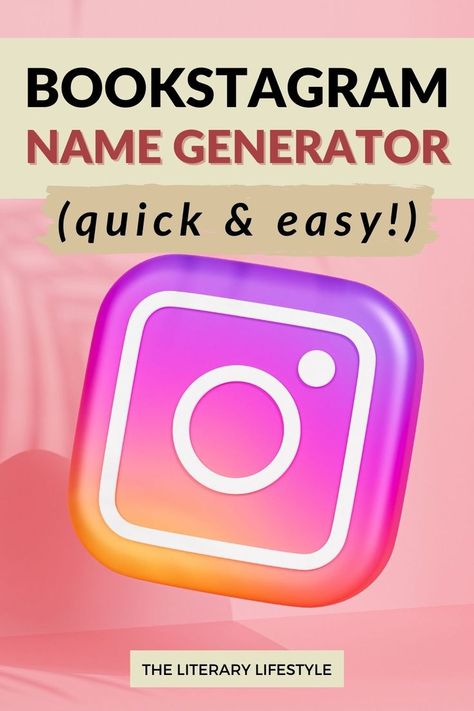 Bookstagram name generator (quick and easy) Ideas For Usernames, Nickname Ideas, Instagram Username, Instagram Username Ideas, Username Ideas, Bookstagram Inspiration, Name For Instagram, Instagram Names, Name Games