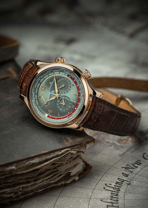 Jaeger-LeCoultre Master World Geographic Fifteen Piece Boutique Exclusive. Reference Q1522440. Available Now. Pocket Watch Tattoo Design, Prayer Watches, Watch Tattoo Design, Rolex Watches Women, Seiko Mod, Pocket Watch Tattoo, Gentleman Aesthetic, Rolex Women, Chrono Watches