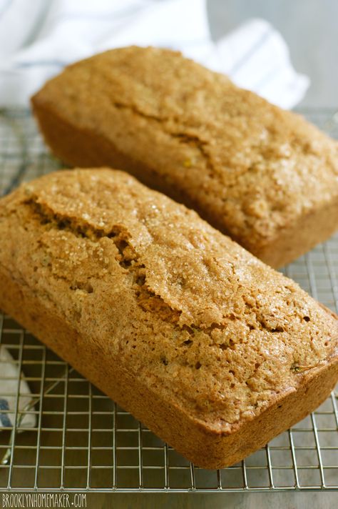 Blueberry Peach Zucchini Bread, Peach And Zucchini Recipes, Peach Zucchini Recipes, Peach Bread Recipes, Zucchini Loaves, Peach Zucchini Bread, Zucchini Peach, Loaves Recipes, Peach Bread Recipe