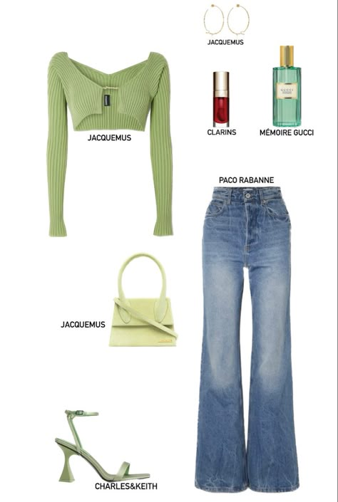 stylin Polyvore Outfits Classy, Jacquemus Outfit, Polyvore Outfits Aesthetic, Jacquemus Aesthetic, Jacquemus Style, Clean Girl Outfits, Fall Outfit Aesthetic, Fits Fall, Gucci Perfume